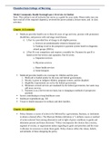 NR 442 Exam 2 Overview & Outline- Chamberlain College of Nursing