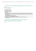 BIOCHEM C785 The 2nd OA Readiness Check Answers that are well Explained
