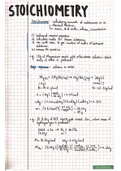 IB Chemistry SL 1-Stoichiometry Notes
