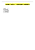 NCLEX-RN 515 Exam Dump Questions&period;