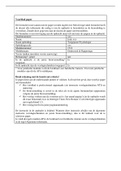 Paper Diagnostische Vaardigheden -1712- NTI. Cijfer: 8,7. Inclusief bijlagen en beoordeling van de docent.