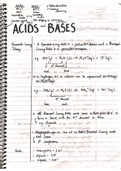 IB Chemistry SL 8 - Acid & Base Notes