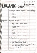 IB Chemistry SL 10 - Organic Chemistry Notes