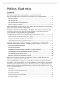Samenvatting  Politics&colon; East Asia &lpar;5182KP72&rpar;