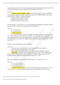 Biochemistry C785 Module 1  Questions &sol;Answers