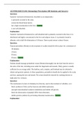 AGNP BOARD EXAM QUESTIONS Dermatology PRESCRIPTION&lowbar;&lowbar;2021&lowbar;100 Questions With Correct Answers And Rationale
