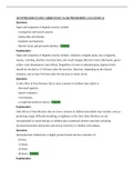 AGNP BOARD EXAM QUESTIONS CARDIOVASCULAR PRESCRIBING&period;&lowbar;2021&lowbar;113 Questions With Correct Answers And Rationale