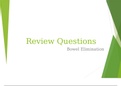 NR 224-Bowel Elimination-Review Questions-instructor
