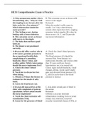 HESI 101 HESI Comprehensive Exam A Practice Graded A