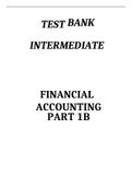 ACCT 3201: INTERMEDIATE Financial Accounting:PART 1B Testbank 