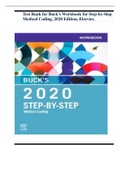 Test Bank for Buck’s Workbook for Step-by-Step Medical Coding, 2020 Edition, Elsevier,