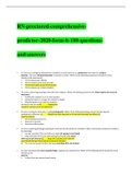RN PROCTORED COMPREHENSIVE PREDICTOR 2020 FORM B &lpar;180 QUESTIONS &rpar; AND ANSWERS