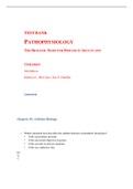 Study guide Pathophysiology-The Biologic Basis for Disease in Adults and Children&comma; 8th Edition by Kathryn L&period; McCance&comma; Sue E&period; Huethe Test Bank &lpar;2020&rpar;&comma; Complete Solutions&lowbar;Ace on your studies&period;
