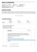 MATH 221 Week 6 Homework&semi; Statistics for Decision-Making