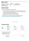 MATH 221 Week 7 Quiz