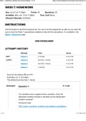 MATH 221 Week 7 Homework&semi; Statistics for Decision-Making