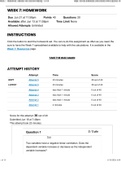 MATH 221 Week 7 Homework&semi; Statistics for Decision-Making 