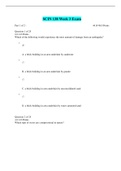SCIN 138 Week 3 Exam - Questions and Answers