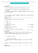 CHEM 103 Final Exam Study Guide - Portage Learning