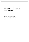 University of Waterloo ECON 101 | Instructor's Manual | Complete Solutions
