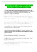 BCH 361 EXAM 2 Study Questions with 100&percnt; Correct Verified Solutions&vert; Latest Update
