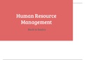 Samenvatting Human Resource Management