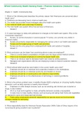NR442 Community Health Nursing Exam 1 Practice Questions &lpar;Instructor Copy&rpar; &vert; RATED A&plus;