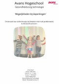 Scriptie interactief leren kinderen multi problematiek - Avans Hogeschool - Gezondheidszorg Technologie - Geslaagd 2021
