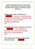 NETTCP TRAINING EXAM 2024 ACTUAL EXAM  CORRECT QUESTIONS WITH DETAILED VERIFIED  ANSWERS &lpar;100&percnt; CORRECT ANSWERS&rpar; ALREADY  GRADED A&plus;
