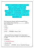 CMIT CERTIFICATION EXAM 2024 LATEST UPDATED 200 QUESTIONS WITH DETAILED VERIFIED AND100&percnt;  CORRECT ANSWERS ACTUAL  BRAND-NEW EXAM ALREADY  GRADED A&plus;