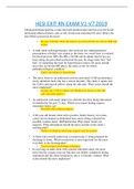 Exam &lpar;elaborations&rpar; HESI RN EXIT EXAM V1-V7 questions and answers &vert;7 VERSIONS ALL GRADED A&vert; LATEST REVISION