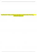 Canadian Fundamentals of Nursing 7th Edition Pott er Test Bank