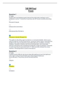 NR 508 Final Exam