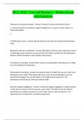 BUL 3320 - Law and Business &ndash; Welker Exam with Solutions