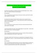 CMP Exam Study Questions Solved 100&percnt; Correct &vert; Latest Updat