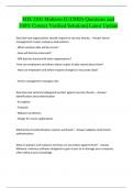 MIS 2201 Midterm II &lpar;UMD&rpar; Questions and 100&percnt; Correct Verified Solutions&vert; Latest Update
