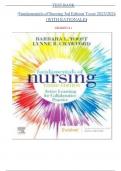 Test Bank for Fundamentals of Nursing&colon; Active Learning for Collaborative Practice&comma; 3rd Edition &lpar;Yoost&comma; 2023&rpar; 9780323828093 Chapter 1-42