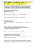 TNCC 9th Edition FINAL TEST Exam With Questions and Verified Answers &vert; 100&percnt; Correct &vert;2024 Grade A&plus;