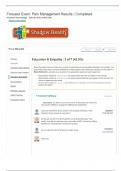 Advanced Pharmacology Focused Exam&colon; Pain Management Education & Empathy Results &vert; Completed Shadow Health