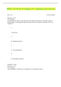BIOL 133 Week 15 Chapter 19 - Question and Answers &lpar;VERIFIED&rpar;