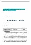 WGU MGT2 Task 1 KKM1&semi; Project Proposal Latest Update with complete solution