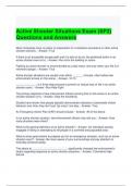 Active Shooter Situations Exam &lpar;SP2&rpar; Questions and Answers