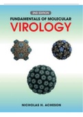 Fundamentals of Molecular Virology, 2nd Edition Nicholas H. Acheson Chapter 1_37 in 258 Pages ISBN: 978-0-470-90059-8