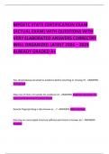 MPOETC STATE CERTIFICATION EXAM &lpar;ACTUAL EXAM&rpar; WITH QUESTIONS WITH VERY ELABORATED ANSWERS CORRECTRY WELL ORGANIZED LATEST 2024 &ndash; 2025 ALREADY GRADED A&plus; 