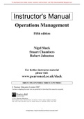 Instructor's Manual Operations Management 5th Edition by Stuart Chambers Robert Johnston.pdf