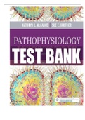 TEST BANK PATHOPHYSIOLOGY THE BIOLOGIC BASIS FOR DISEASE IN ADULTS AND CHILDREN 8th Edition Kathryn L. McCance, Sue E. Huether COMPLETE QUESTIONS AND ANSWERAS SOLUTION 