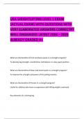 USA WEIGHTLIFTING LEVEL 1 EXAM &lpar;ACTUAL EXAM&rpar; WITH QUESTIONS WITH VERY ELABORATED ANSWERS CORRECTRY WELL ORGANIZED LATEST 2024 &ndash; 2025 ALREADY GRADED A&plus;