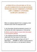 ACEDS FINAL EXAM 2024 ACTUAL EXAM COMPLETE EXAM QUESTIONS WITH DETAILED VERIFIED ANSWERS &lpar;100&percnt; CORRECT ANSWERS&rpar; &sol;ALREADY GRADED A&plus;