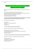 NUR230 EXAM 3 STUDY GUIDE 2024 QUESTIONS & ANSWERS ALREADY PASSED&excl;&excl;
