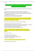 NUR230 FINAL &vert; EXAM STUDY MATERIALS QUESTION AND ANSWERS &lpar;VERIFIED ANSWERS&rpar;